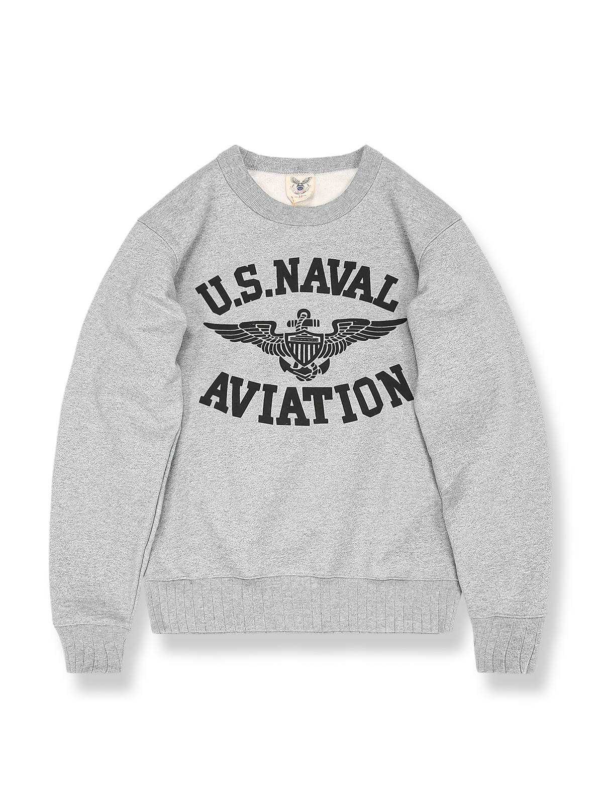 アメリカ海軍航空部隊をイメージした裏フリースクルーネックスウェット