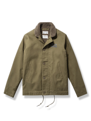 USSロゴ入りコットンキャンバスのN-1デッキジャケット