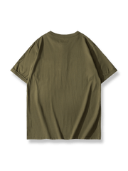 USAFポケット付き半袖ヘンリーネックTシャツ