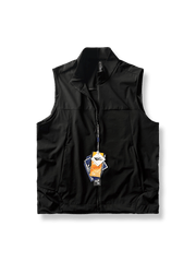 アウトドアプレイヤー軽量速乾サンプロテクトベスト全体図