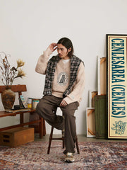 ウール Vネック ニットセーター