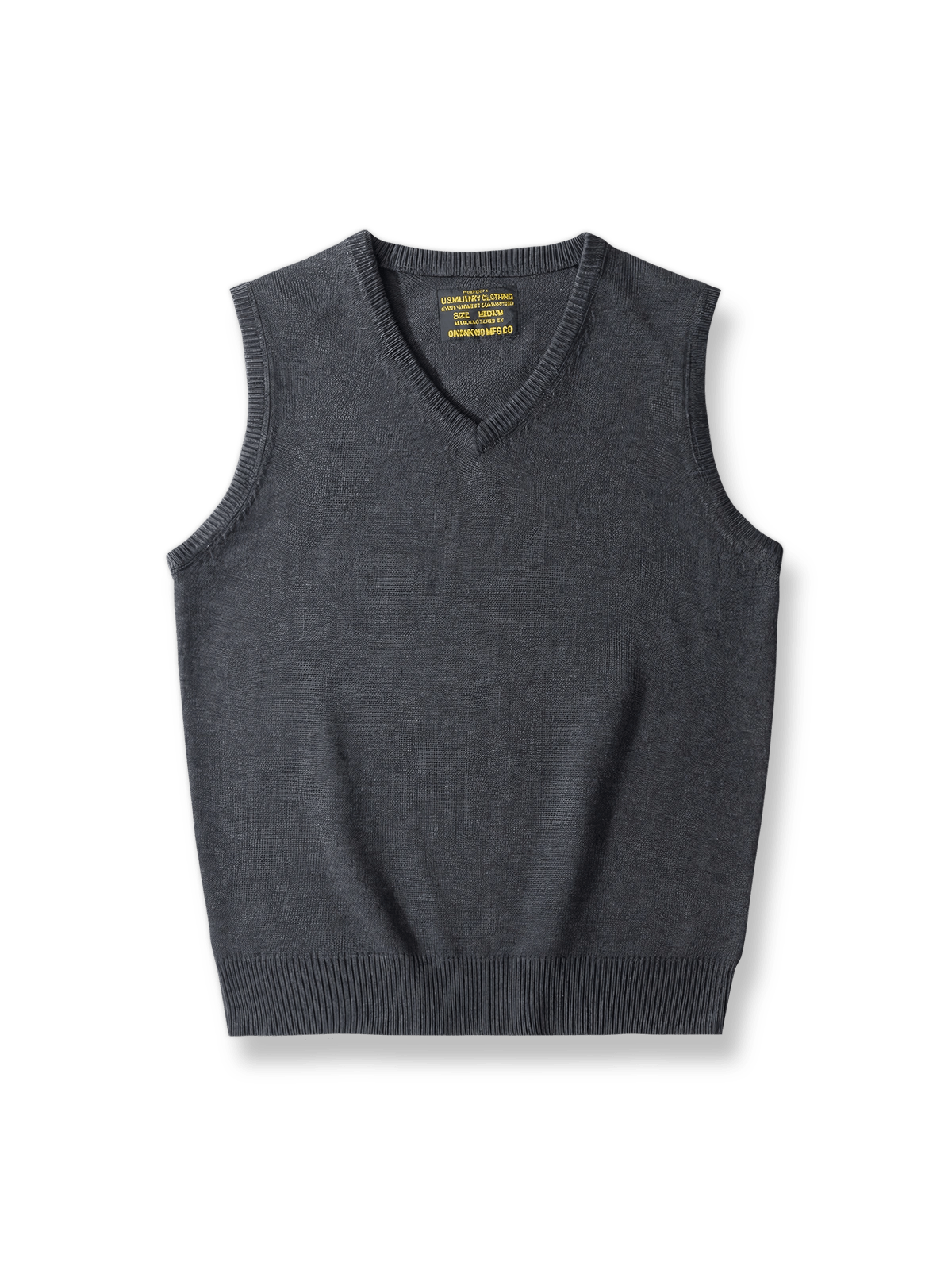 製品画像: ブリティッシュスクールスタイルのVネックニットウールベスト