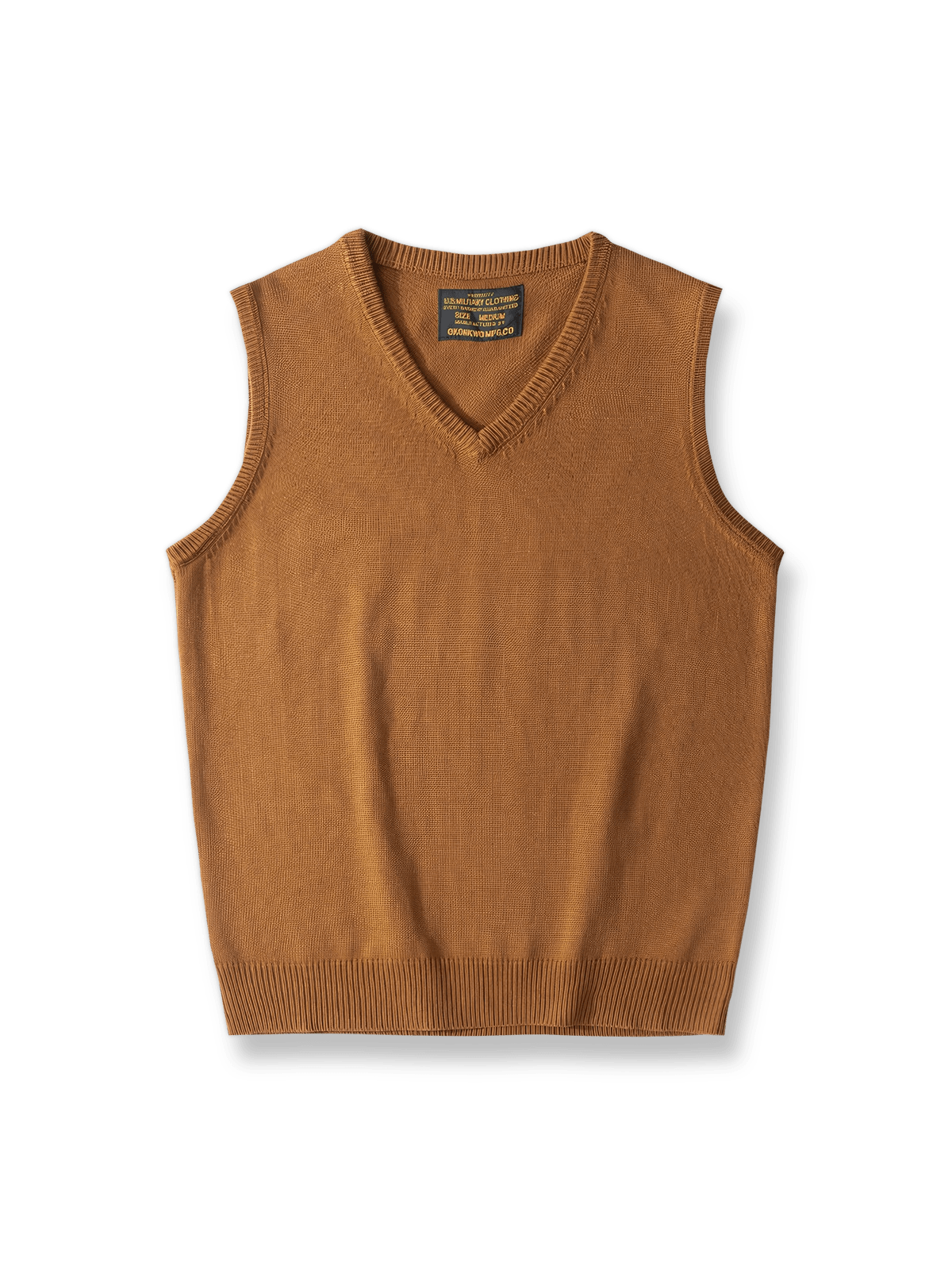 製品画像: ブリティッシュスクールスタイルのVネックニットウールベスト