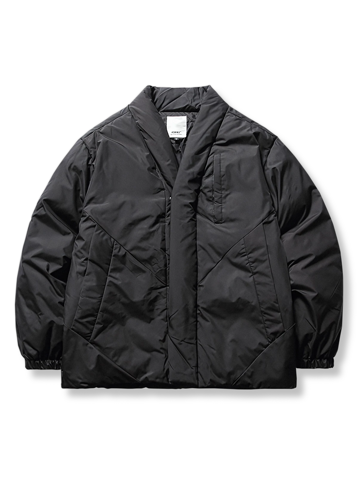 Vネック 中綿ジャケットの製品イメージ