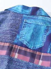 ヴィンテージバンダナパッチハワイアンシャツ