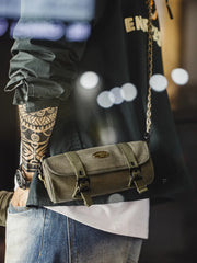 ヴィンテージキャンバス ツールロール クロスボディバッグ