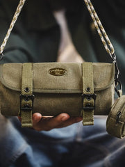 ヴィンテージキャンバス ツールロール クロスボディバッグ