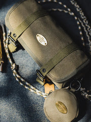 ヴィンテージキャンバス ツールロール クロスボディバッグ