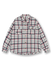 vintage-check-polyester-shirt-beige