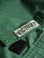 ヴィンテージグリーン ワークシャツジャケット