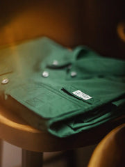 ヴィンテージグリーン ワークシャツジャケット