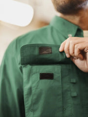 ヴィンテージグリーン ワークシャツジャケット