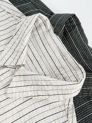 ヴィンテージストライプシアサッカーシャツ