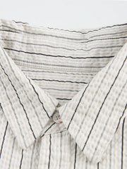 ヴィンテージストライプシアサッカーシャツ