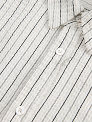 ヴィンテージストライプシアサッカーシャツ