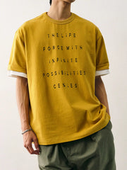 ヴィンテージアブレイション スローガンTシャツ