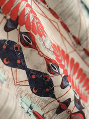 ヴィンテージビーチプリントキューバカラーシャツ