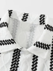 ヴィンテージレッドストライプ キューバシャツ