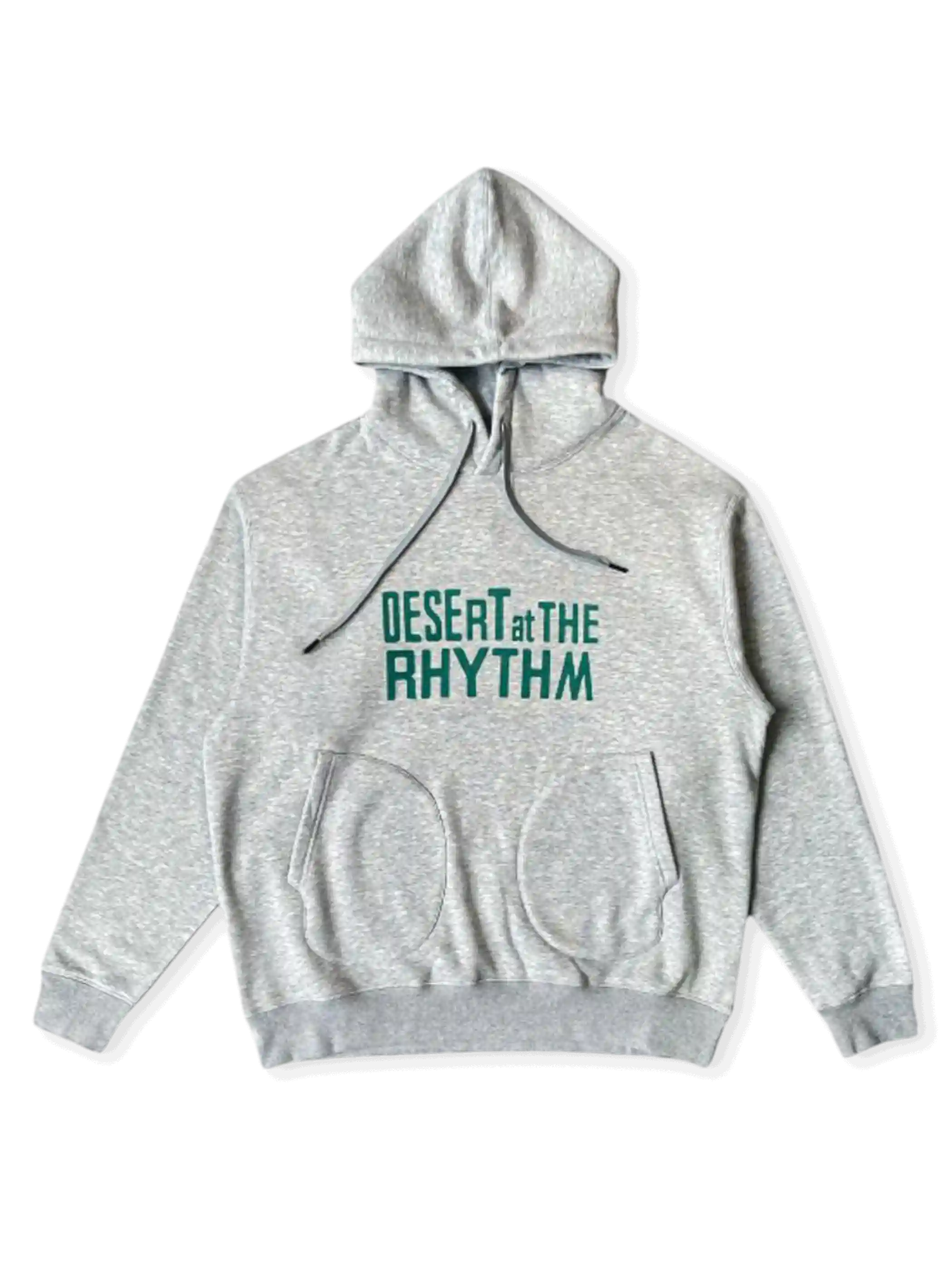 1930年代着想のD型ボクシングポケットとチェーン刺繍付きヴィンテージショートフーディー。