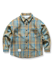 裏起毛仕様のヴィンテージチェック柄シャツ。