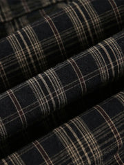 ヴィンテージダメージチェック半袖シャツ