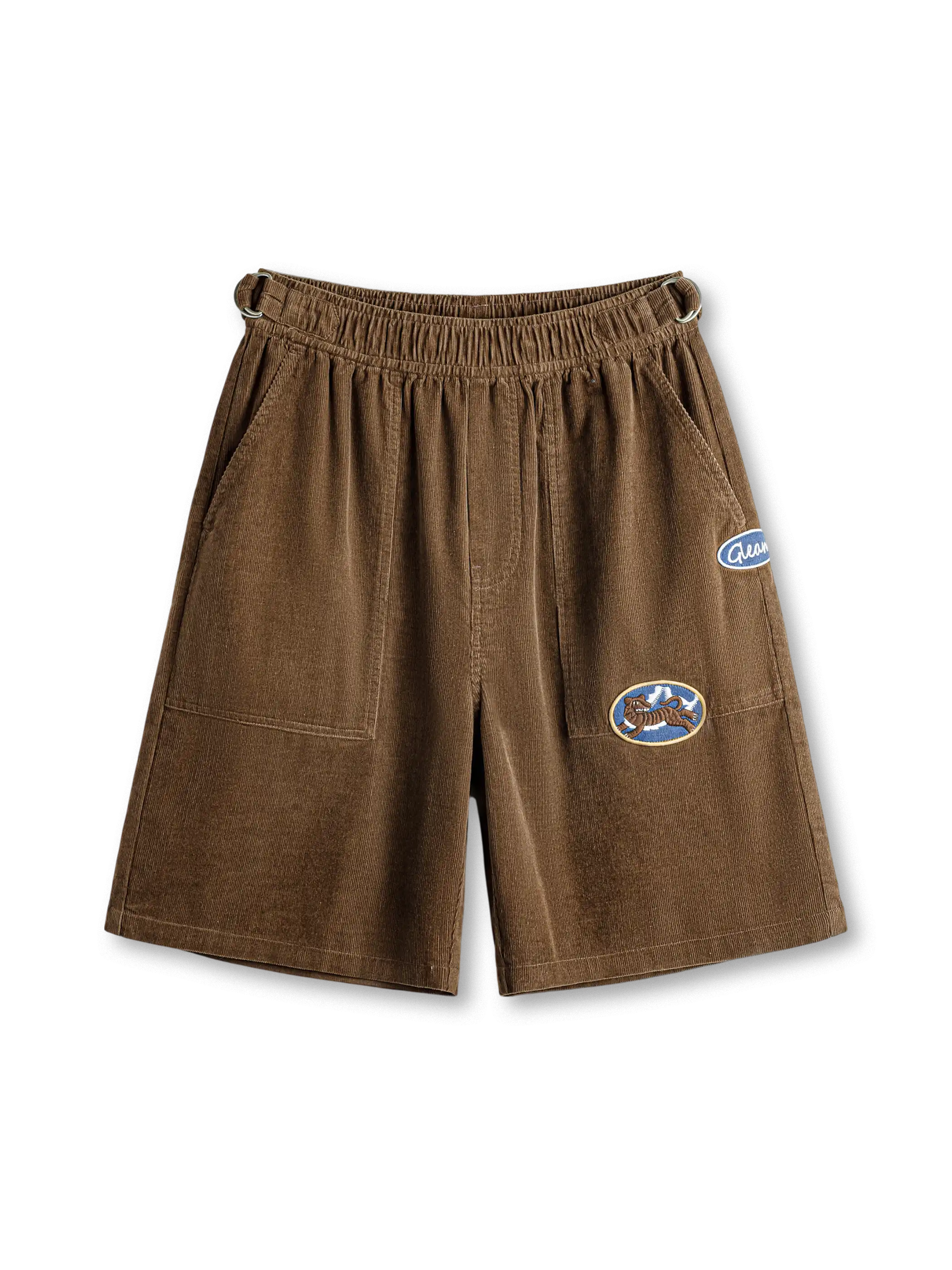 灯芯コーデュロイ素材とアジャストベルトが特徴のクラシックなヴィンテージグルカショーツ。快適な履き心地。