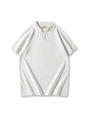 1960年代クラシックスタイルを現代的に再解釈したヴィンテージイタリアンポロシャツ、ダブルヤーンコットンとシャープな襟が特徴。