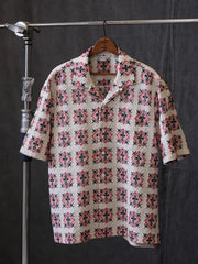 ヴィンテージジャカードキューバシャツ