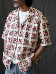 ヴィンテージジャカードキューバシャツ