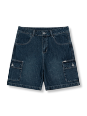 ビンテージマルチポケットデニムショーツ。