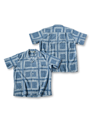 60〜80年代スクエアカラー&ペイズリー柄が特徴のレーヨンキューバシャツ