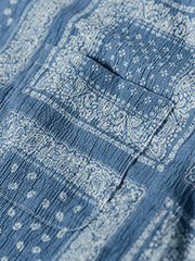 ヴィンテージペイズリーレーヨンキューバシャツ