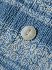 ヴィンテージペイズリーレーヨンキューバシャツ