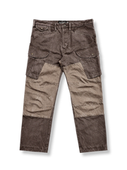 ヴィンテージパッチワークが魅力のストレートシルエットワークパンツ