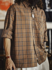 アメリカンヴィンテージチェックオーバーシャツ