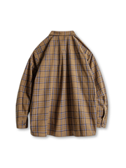 レトロチェックオーバーシャツ フロント画像
