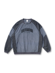 ラグランスリーブとパネル切り替えが特徴のスポーティなヴィンテージスウェット。機能的な両サイドポケット付き。