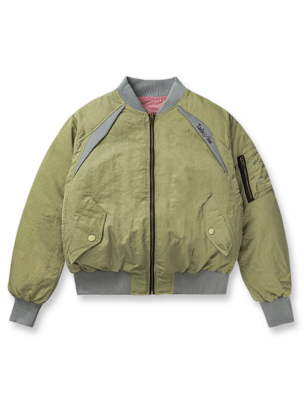 リバーシブル仕様のヴィンテージ風ミリタリーフライトジャケット。