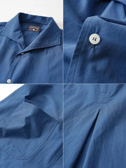 ヴィンテージセーラーカラーUポケットドロップショルダーシャツ