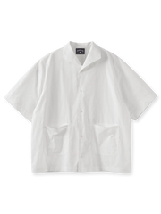 ヴィンテージセーラーカラーUポケットドロップショルダーシャツ正面画像