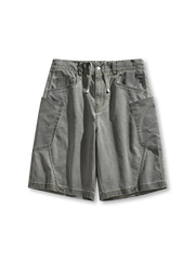 ナバホブランケットテリーTシャツの全身ビュー、幾何学パターンと厚手テリー素材を強調。