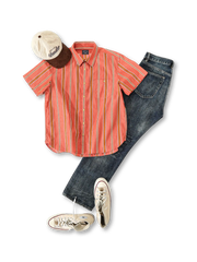 ヴィンテージストライプレギュラーカラーシャツ