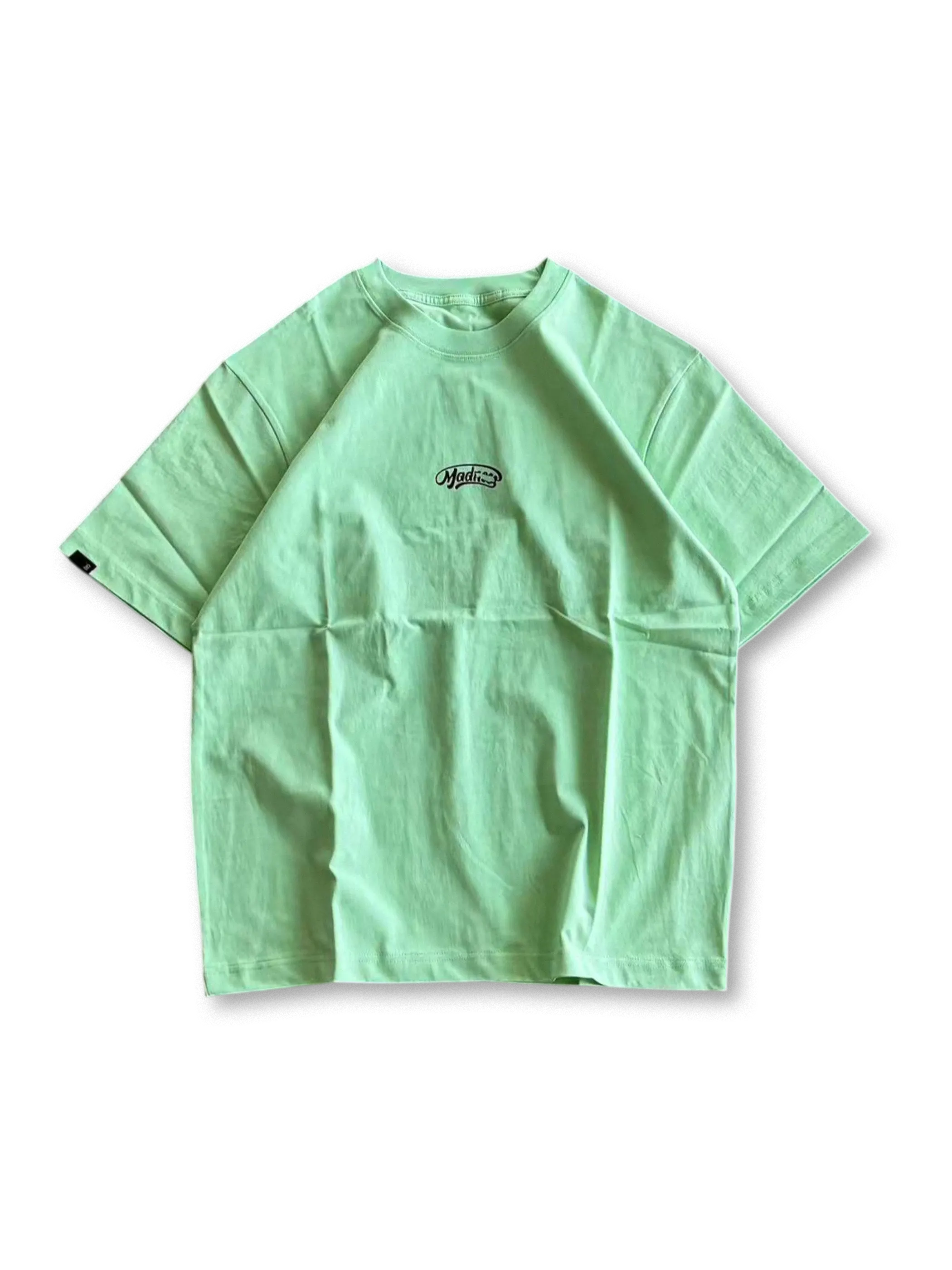 バイクロゴプリントと厚手コットン素材が特徴のヴィンテージ風Tシャツ