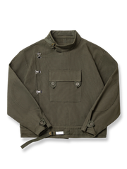 オリーブグリーンのヴィンテージスウェーデンモーターサイクルジャケット