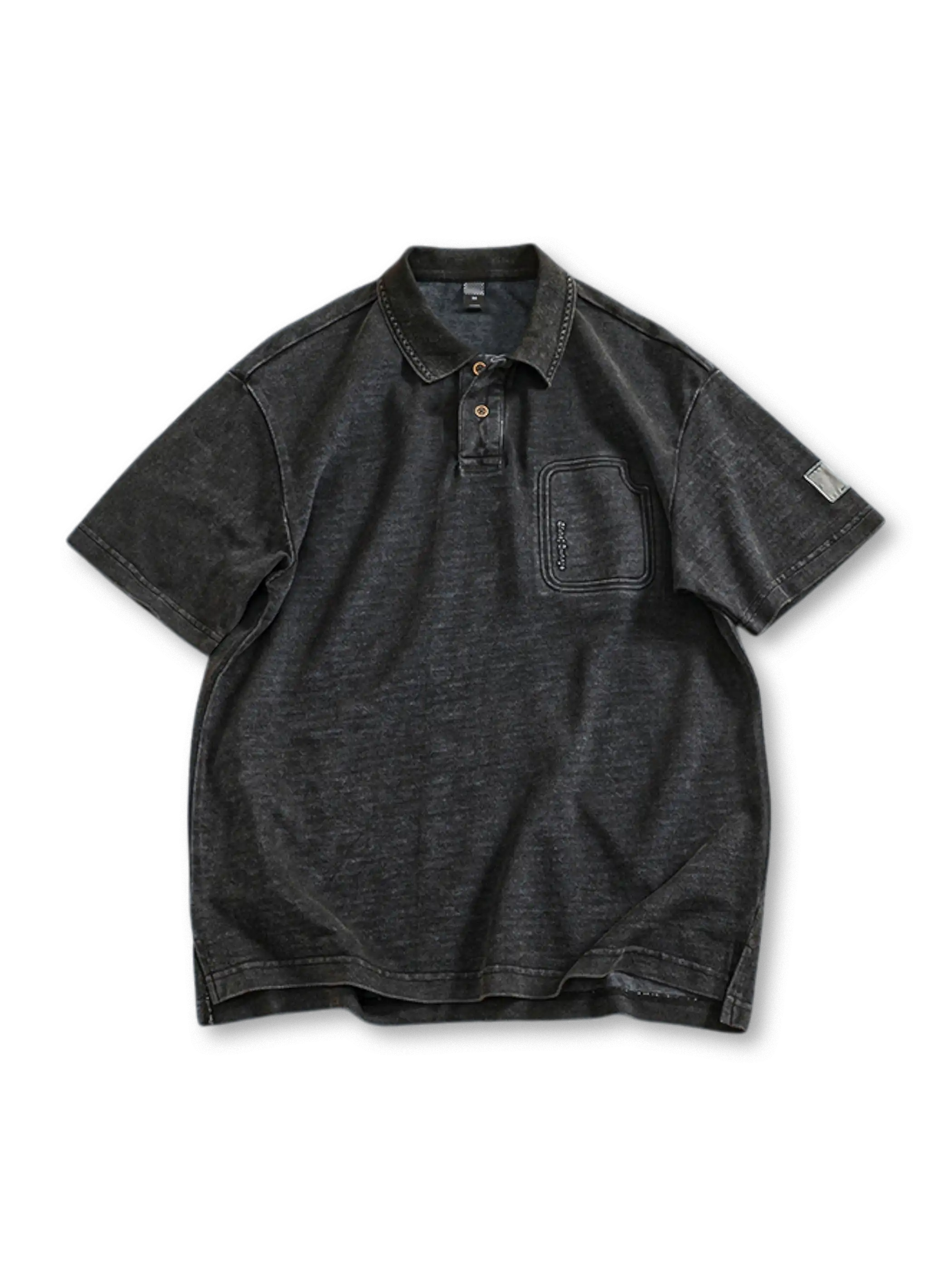 ヴィンテージウォッシュ 280GピケメッシュPOLOシャツ