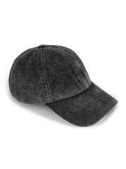 ブラッシュドツイル生地をヴィンテージウォッシュ加工したコットン製ベースボールキャップ