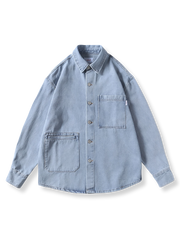 ビンテージウォッシュ加工のデニムジャケット