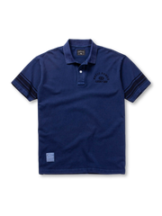 ヴィンテージウォッシュショートスリーブポロ ネイビー