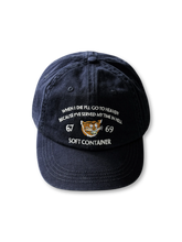 60年代米軍戦地ジャケット風洗い加工と虎刺繍を施したヴィンテージウォッシュドコットンツイルキャップ