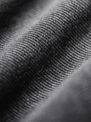 ビンテージウォッシュグレーデニムテーパードジーンズ